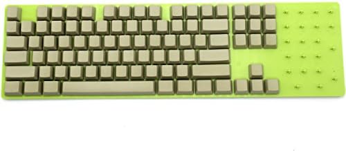 NPKC Light Gray Blank Thick PBT OEM Profile 87 ANSI Keycaps for MX Switches Mechanical Keyboard (Only Keycap)