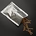 100pcs Premium Silver Aluminum Foil Vacuum Bags Package Food for Dried Dehydrated, 3.0 x 2.2in.