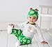 Gerber Baby Girls' 3-Piece Bodysuit, Pant and Cap Set, Reindeer, 3-6 Months