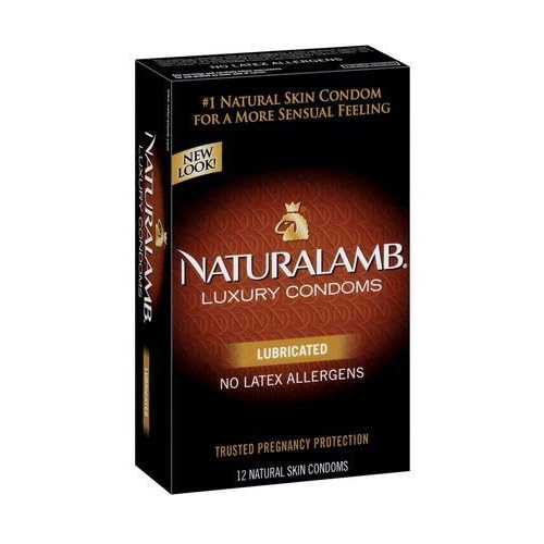 Naturalamb Natural Skin Condoms, Lubricated, 10 condoms image
