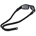 Chums Original Large Frame Cotton Retainer - Unisex Eyewear Keeper for Sunglasses & Glasses - Adjustable Fit, Washable & Made in USA (Large-End, Black)