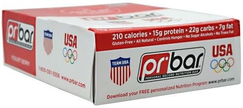 PR Nutrition PR Bar Yogurt Berry 12-50g (1.76 oz) Bars