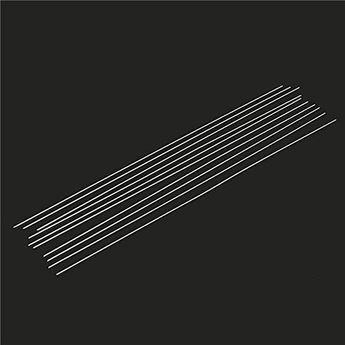 EsportsMJJ 10pcs 2.4mm x 450mm Aluminium Low Temperature Welding Brazing Rods Aluminium Welding Wire, silver, 450 mm/17.7" - Image 4