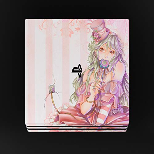 Candy Girl Full Faceplates Skin Decal Wrap with 2 Piece Lightbar Decals for Playstation 4 Pro - Thumbnail 3