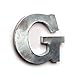The Country House Collection Large Decorative Tin Letters - G