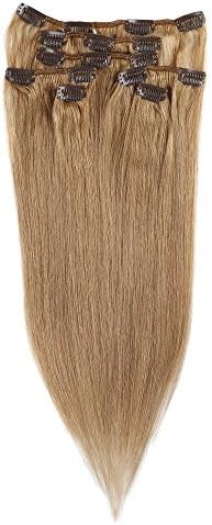 21 Colors Straight Remy 100% Human Hair Extensions70g 15inch ,18inch ,20inch ,22inch ,Beauty Salon Women's Accessories---Only sold by Star_hair (20inch-50cm 70g, #12 light golden brown)