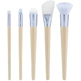 EcoTools Elements Limited Edition Hydro-Flow Skincare &amp; Makeup Application Brush Kit, 5 Piece Brush Set, Blue