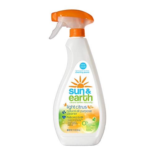 Sun & Earth All Purpose Cleaner with Plant-Based Ingredients, 22 fl oz, Light Citrus Scent [3 pack]