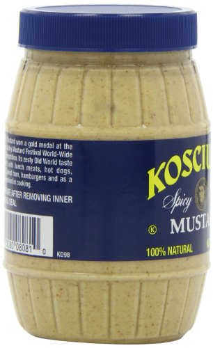Plochman's Kosciusko Mustard, Spicy Brown, 9-Ounce Spoonable Barrels (Pack of 12) - Thumbnail 6