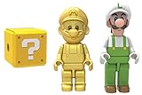 K'NEX 38867 Golden Mario and Fire Luigi Mystery Figures