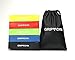 GripGym Extensor Finger Stretcher & Stress Relief Hand Bands - 5 Resistance Levels (Set of 5)