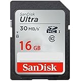 SanDisk Ultra 16GB SDHC Class 10/UHS-1 Flash Memory Card Speed Up To 30MB/s- SDSDU-016G-U46 (Label May Change) [Old Version]