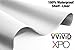 White Laminated Self-Adhesive Vinyl Underlayer 17.9 Inches x 54 Inches Waterproof Drawer Shelf Liner Rolls x2