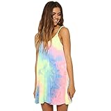 Women Beach Dress, Franterd O-neck Sleeveless Backless Skirts Sundress