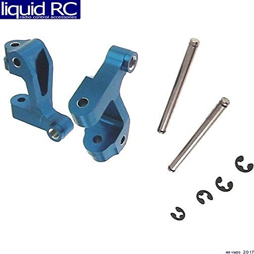GPM Racing SMT019 Losi Blue Aluminum Front Steering C-Hubs