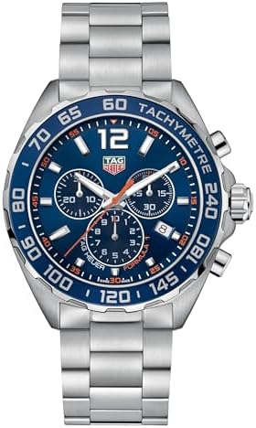 Amazon.com: Tag Heuer Formula 1 Blue Dial Stainless Steel Men's