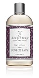 Deep Steep Bubble Bath, Fig Apricot, 17 Ounce