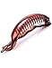 Prettyou 3.7 Inches Plastic Banana Pony Hair Clip for Women, Pack of 6