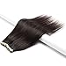 Tape in Hair Extensions 100g 40 Pieces 100% Remy Human Hair 16