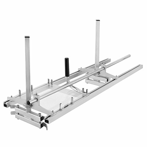 HiHydro Portable Chainsaw Mill Planking Milling From 14" to 48" Guide Bar Wood Lumber Cutting Sawmill Aluminum Steel Chainsaw Mills for Builders and Woodworkers