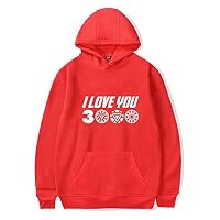MIKSO Newest Hoodie I Love You 3000 Times from Classic Lines Hoodie Women/Men Cotton Hoodie