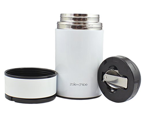 Zoie + Chloe Vacuum Insulated Stainless Steel 25oz Food Jar & Thermal Crockpot Cooker - Recipe Included - Thumbnail 2
