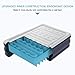 VICOODA Queen Air Mattress, Air Bed for Camping and Home Use, No Leak, Inflatable Queen Airbed Blow up Guest Bed Camping Tent Mattress Pillow Rest Raised Airbed w/Built-in Rechargeable Pump, 22 Inchthumb 1