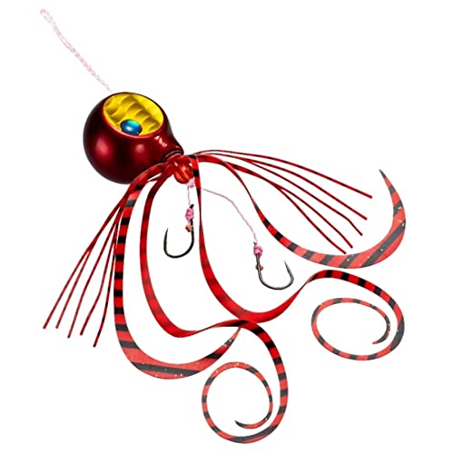 シマノ(SHIMANO) タイラバ 炎月 タイガーバクバク 100g EJ-410Q 017 ゼブアカTW