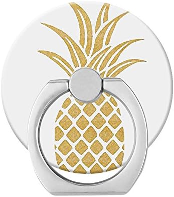 Cute Cell Phone Holders, 360°Rotation Finger Ring Phone Stand Mounts For Smartphones And Tablets, Pineapple Phone Ring Stand Mounts