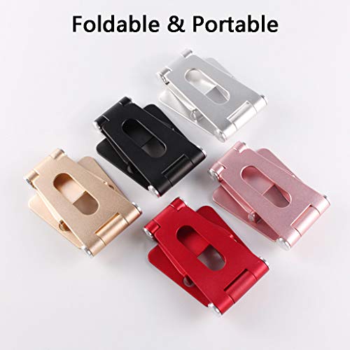 image for Dasuy Cell Phone Stand Slim Foldable Adjustable Aluminum Phone Stand 3