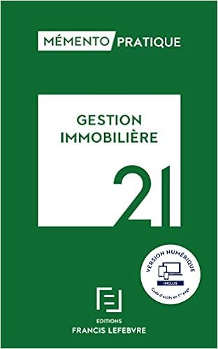Amazon Fr Memento Gestion Immobiliere 2021 Francis Lefebvre Livres