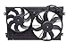 Sunbelt Dual Radiator and Condenser Fan Assembly For 05-15 Volkswagen Jetta 2.5L 10-14 Volkswagen Golf 2.5L 12-15 Volkswagen Beetle 2.5L 06-09 Volkswagen Rabbit 2.5L VW3120100