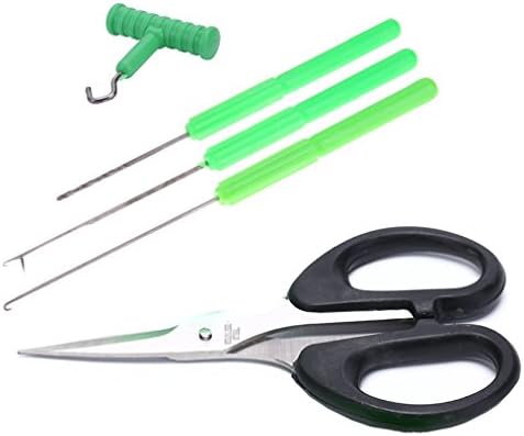 NEWSHOT Baiting Needle & Drill Set 5 Piece Carp/Coarse Fishing Tackle Braid Scissors Knot Puller