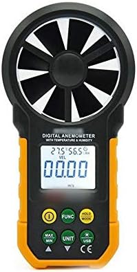 SUIWO Anemometer Wind Speed Meter Anemometer Handheld Digital Wind Speed Meter Gauge Air Flow Velocity Thermometer with Temperature And Humidity Test