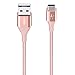 Belkin MIXIT 4-Foot DuraTek USB-C to USB-A Cable (Rose Gold)
