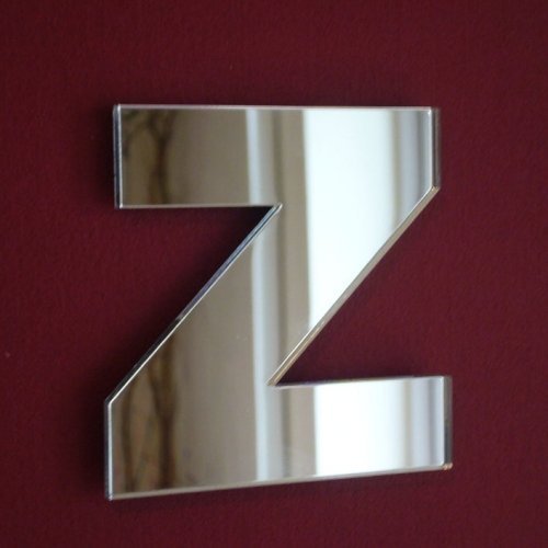 Upper Case Letter Z Mirror 35cm