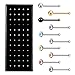 Evevil 60pcs Small Nose Studs Stainless Steel CZ Nose Piercing Jewelry Tiny Bone Studs for Women Men Hypoallergenic (1.5mm, Multi-Color CZ,gold,silver,black plated,22G)