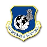 US Air Force Security Police Decal Sticker 3.8