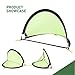 iSiLER Pop Up Soccer Goal, Portable Soccer Nets Size 4’, Two Foldable Soccer Nets with Carry Bag, Kids Soccer Goal 1.3lb Ultra-light Weight