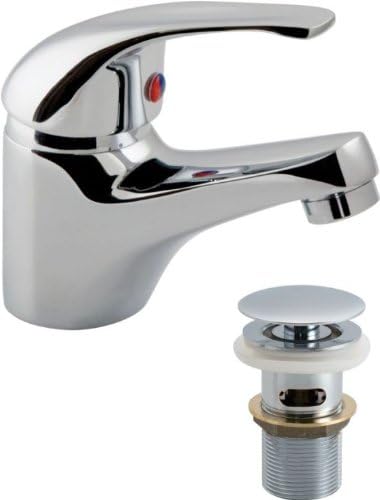 Vado MAT-100/CC-C/P Chrome Matrix Mono Basin Mixer Single Lever Deck