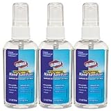 Clorox CLO 02174 Bleach-Free Hand Sanitizer, 2.0 FL OZ, (3-Pack), Contains Hand Moisturizers, Alcohol-Based