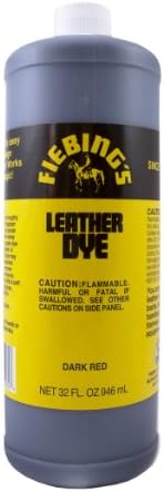Fiebing's Dark Red Leather Dye 32oz
