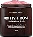 Brooklyn Botany Dead Sea Salt and British Rose Body Scrub & Facial Sugar Scrub, Hand Scrub, Foot Scrub - Great for Sensitive Skin - Moisturize, Exfoliate, and Smell Great - 10 oz