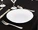 Utopia Kitchen 6-Piece White Moonlight Salad/Appetizer/Dessert Plate Set 7.25 Inches - Opal Glassware