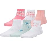 Under Armour Unisex Kids Youth Essential Quarter Socks 6 Pack