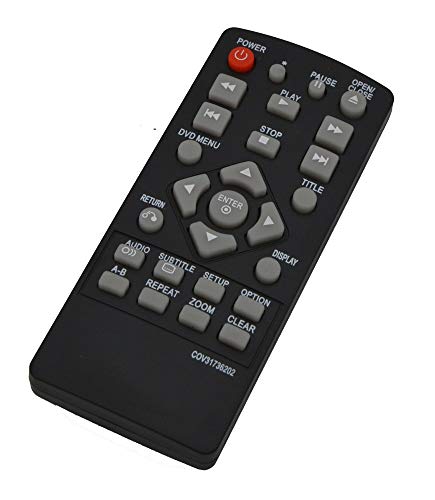 Replacement Remote Control for LG DP132 DP132NU DVD