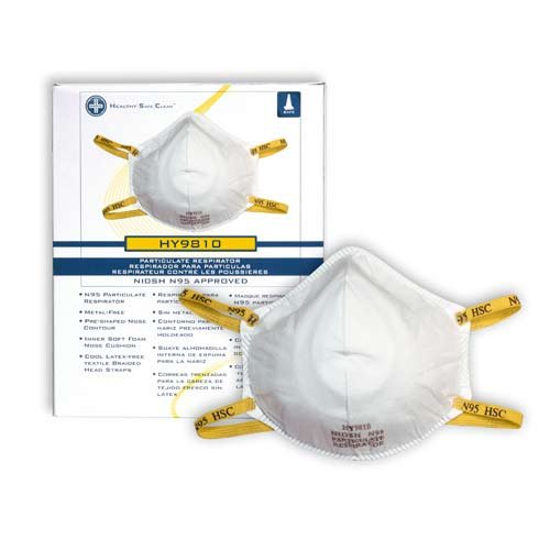ProWorks HY9810 Disposable Particulate Respirator N95 Protection 20 Masks per Box