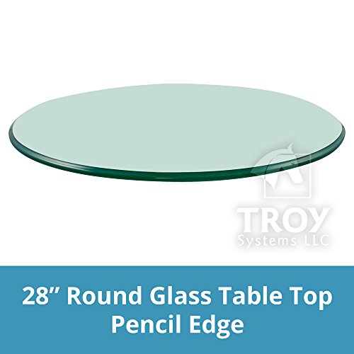 Glass Table Top: 28'' Round, 3/8