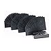 Meolin Black PVC Playing Poker Card Set Waterproof 54pcs/Deck