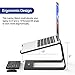 Besign LS03 Aluminum Laptop Stand, Ergonomic Detachable Computer Stand, Riser Holder Notebook Stand Compatible with MacBook Air Pro, Dell, HP, Lenovo More 10-15.6″ Laptopsthumb 3